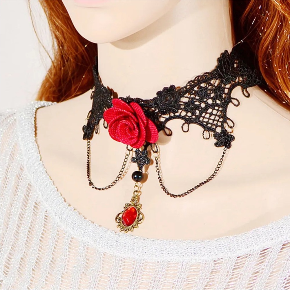 American women's temperament Lace Necklace creative cross border Jew